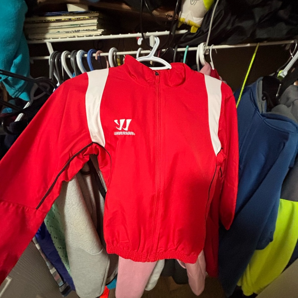 Kids medium warrior hockey jacket brand new no tags